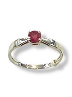 Anello Demetra Donna in Oro bianco Smeraldo 010.F.R.030W